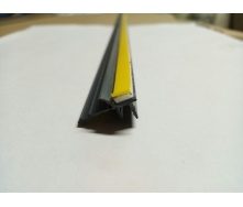 Профиль оконный примыкания серый графит с манжетой 6 мм без сетки